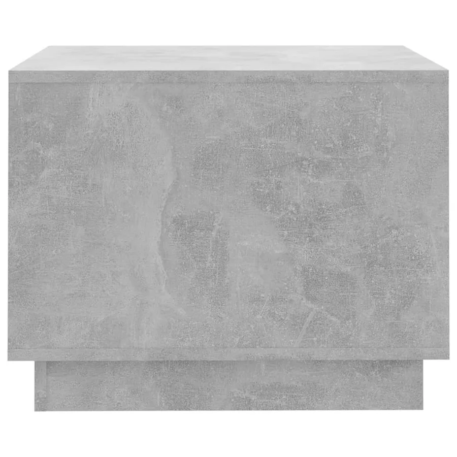 Table basse gris béton 55x55x43 cm bois d'ingénierie - 5