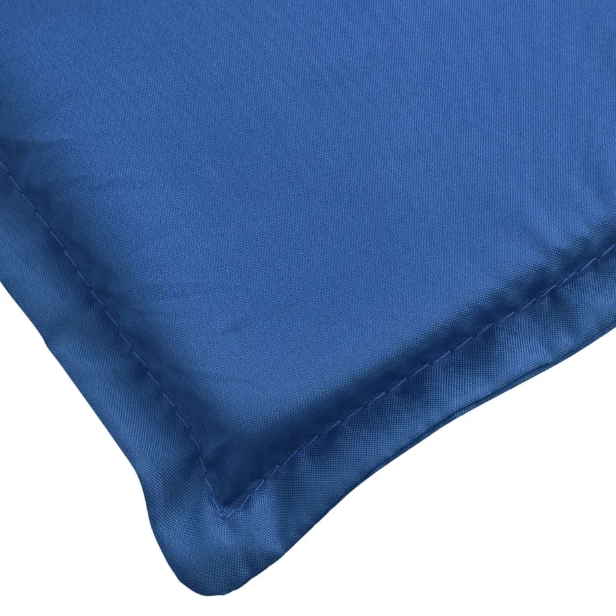 Coussin de chaise longue bleu royal 200x70x3 cm tissu oxford - 6