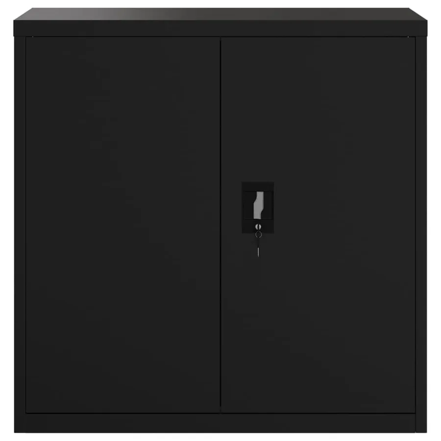 Classeur noir 90x40x130 cm acier - 8