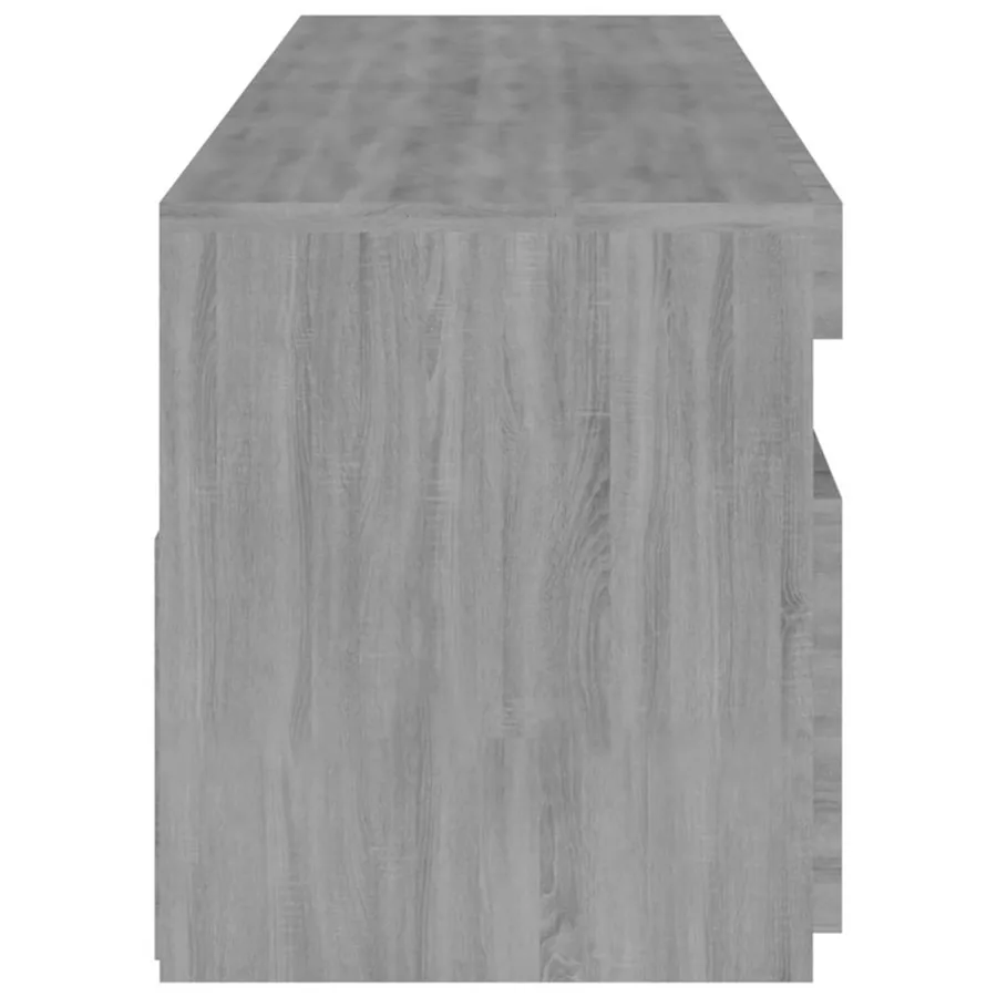 Meubles TV avec lumières LED 2 pcs Sonoma gris 75x35x40 cm - 7