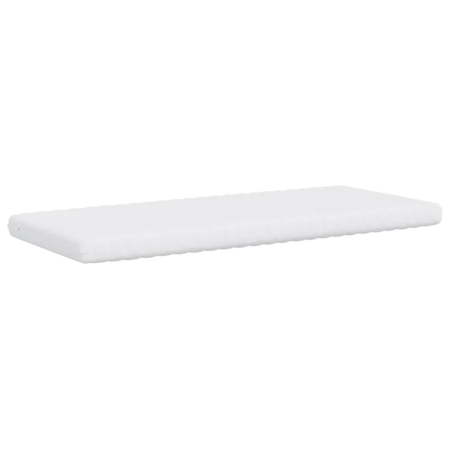 Matelas en mousse 2 pcs blanc 100x200 cm 7 zones dureté 20 ILD - 4