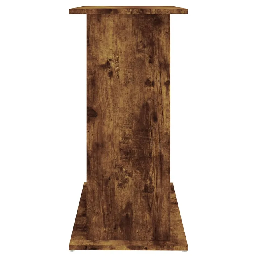 Support pour aquarium chêne fumé 81x36x73 cm bois d'ingénierie - 7
