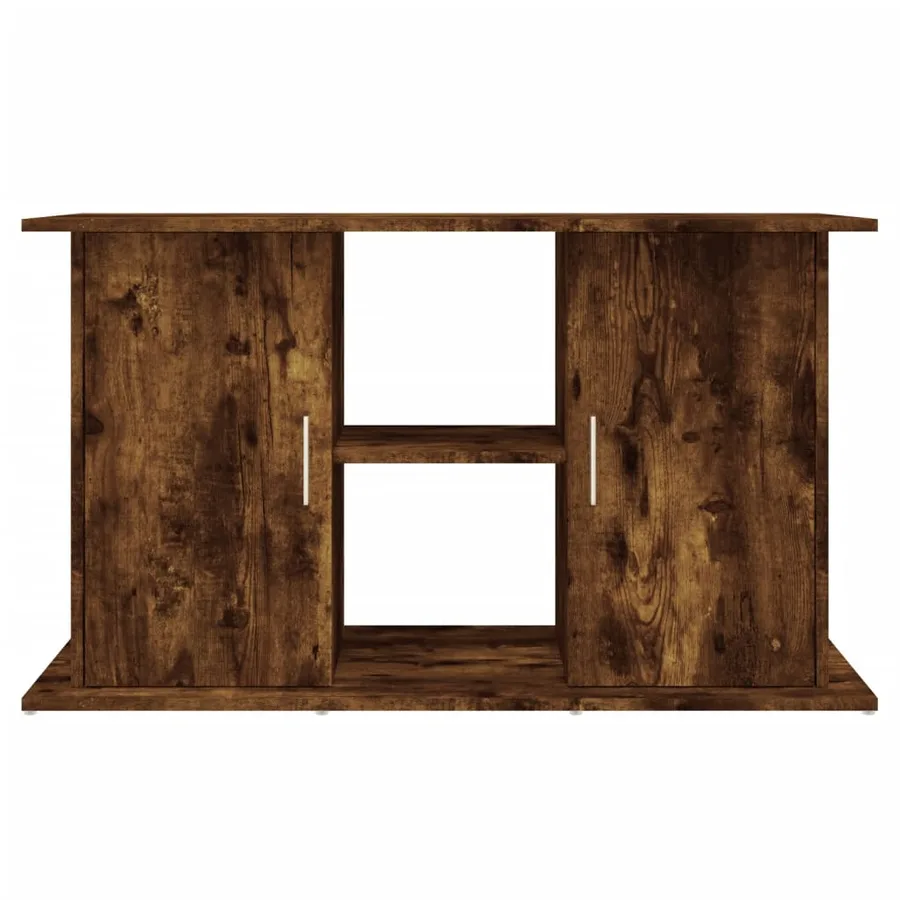 Support pour aquarium chêne fumé 101x41x58 cm bois d'ingénierie - 5
