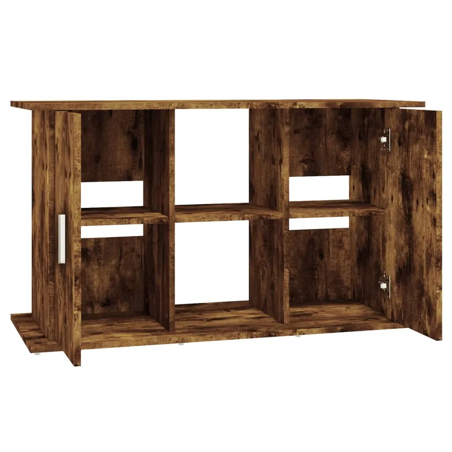 Support pour aquarium chêne fumé 101x41x58 cm bois d'ingénierie - 6