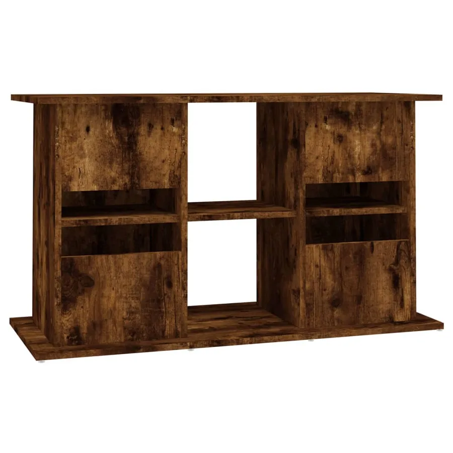 Support pour aquarium chêne fumé 101x41x58 cm bois d'ingénierie - 8
