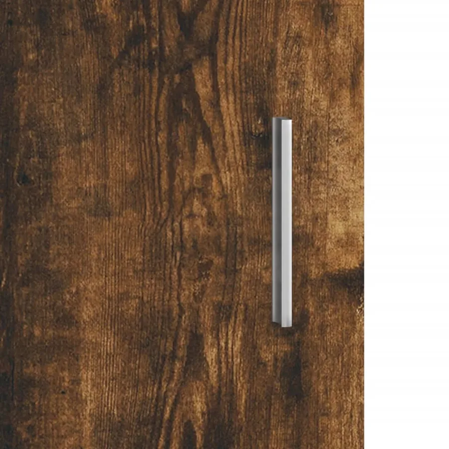 Support pour aquarium chêne fumé 101x41x58 cm bois d'ingénierie - 9