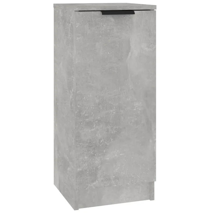 Buffets 3 pcs gris béton bois d'ingénierie - 7