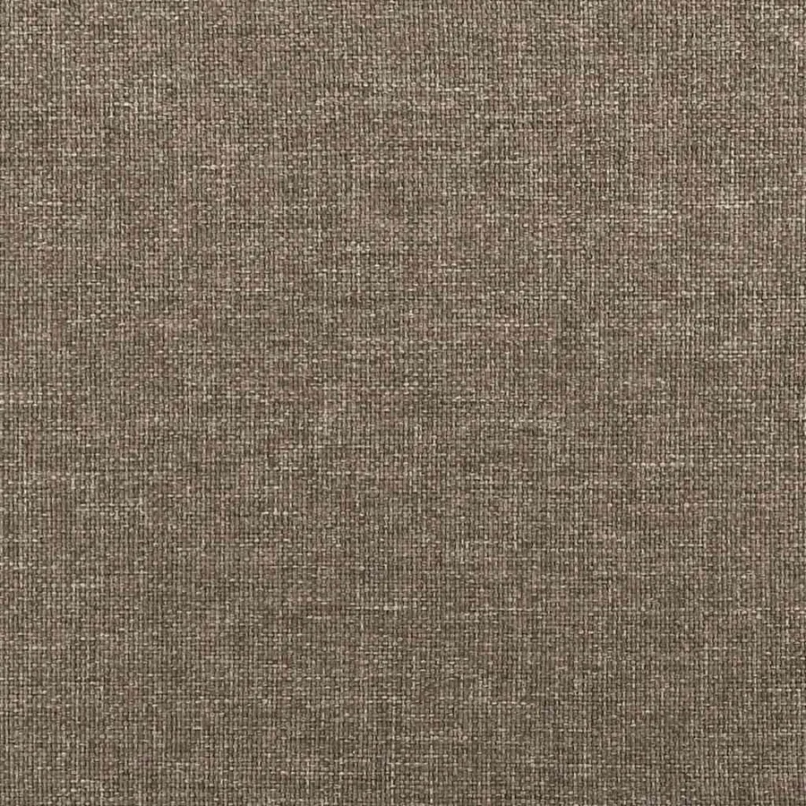 Sommier à lattes de lit avec matelas Taupe 90x190 cm Tissu - 9