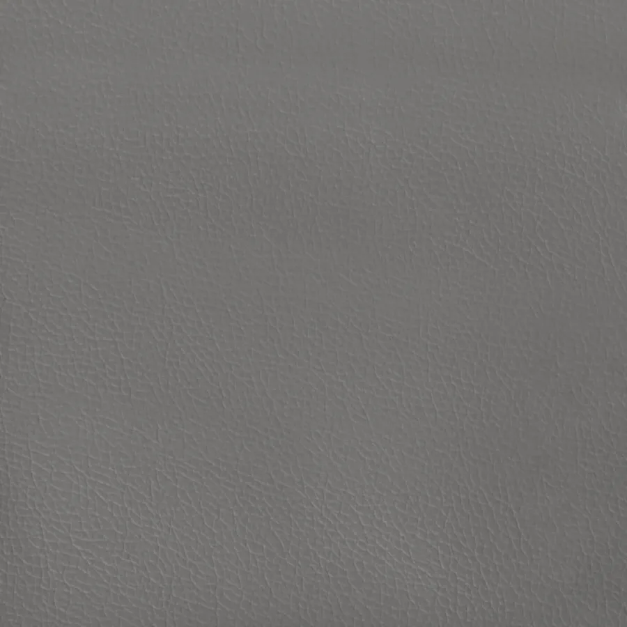 Cadre de lit sans matelas gris similicuir - 11