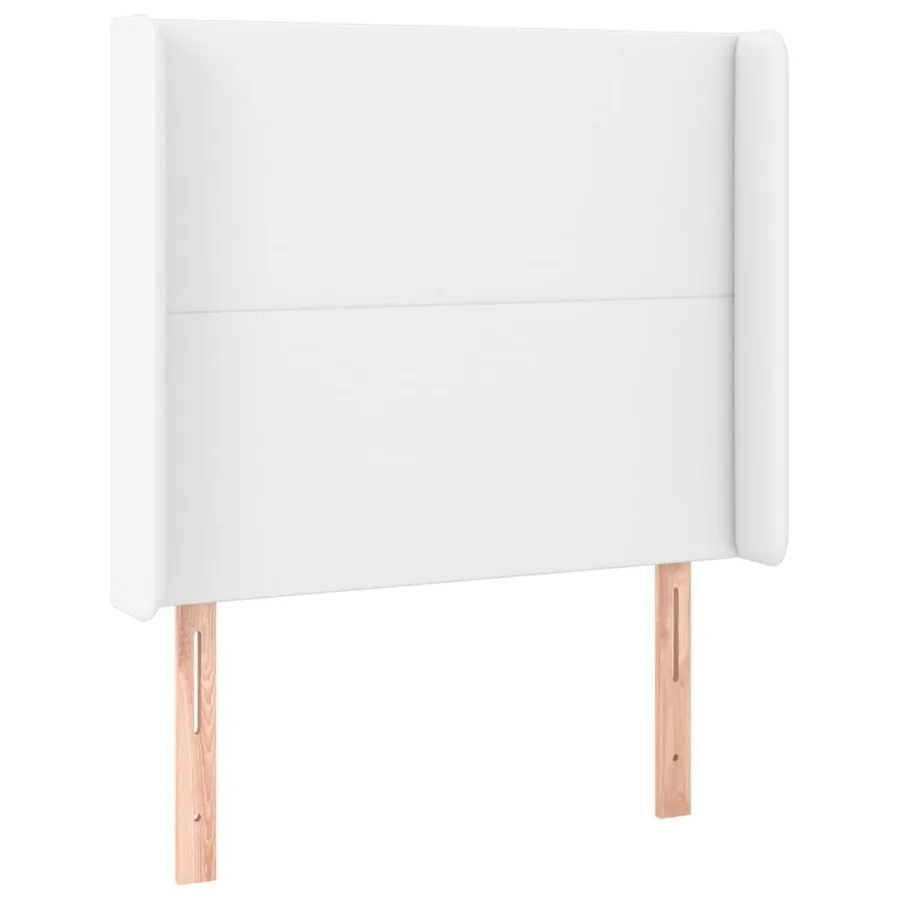 Sommier à lattes de lit matelas LED Blanc 80x200cm Similicuir - 7