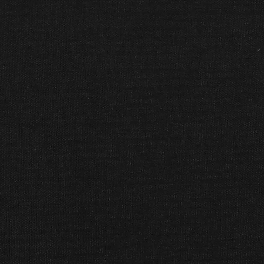 Cadre de lit sans matelas noir 140x190 cm tissu - 11