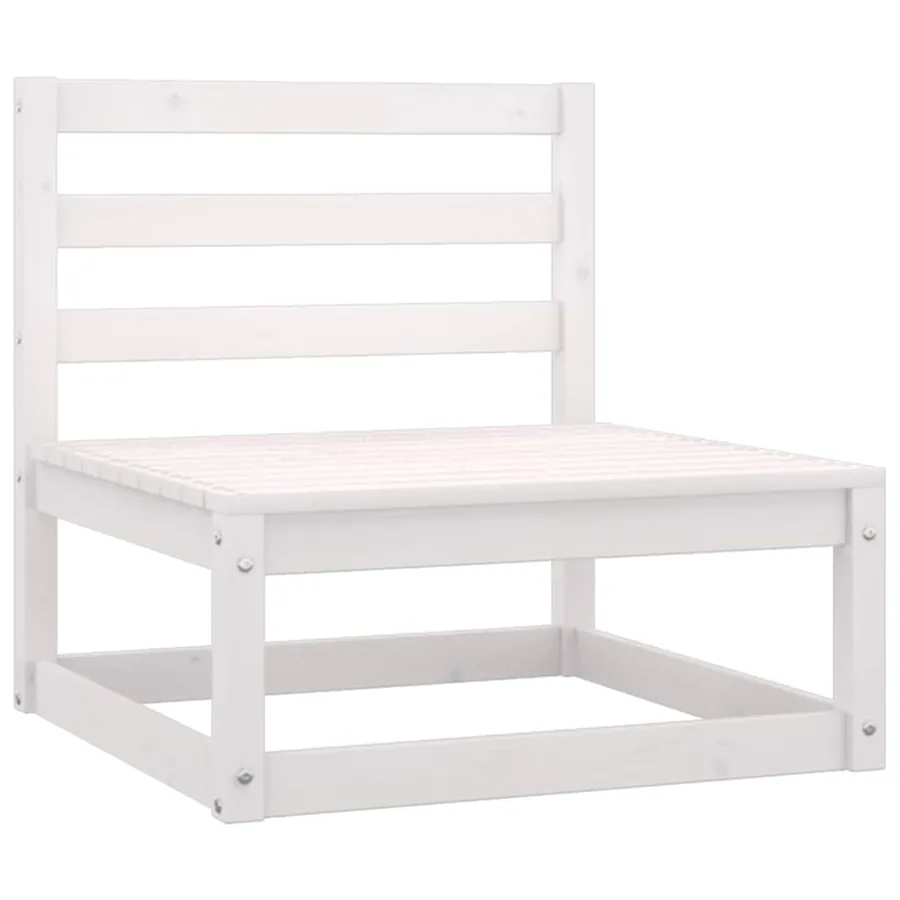 Salon de jardin 8 pcs avec coussins Bois de pin massif - 5
