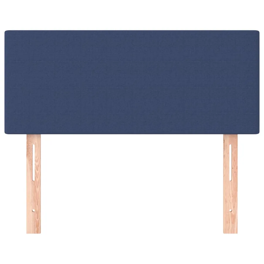Tête de lit Bleu 90x5x78/88 cm Tissu - 3