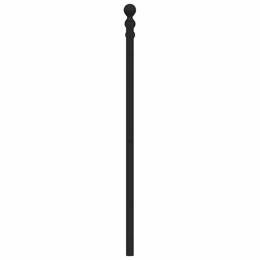 Tête de lit de remplacement métal noir 100 cm - 5