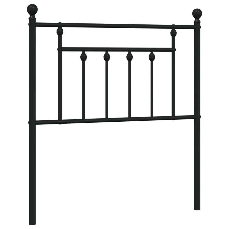 Tête de lit de remplacement métal noir 80 cm - 2