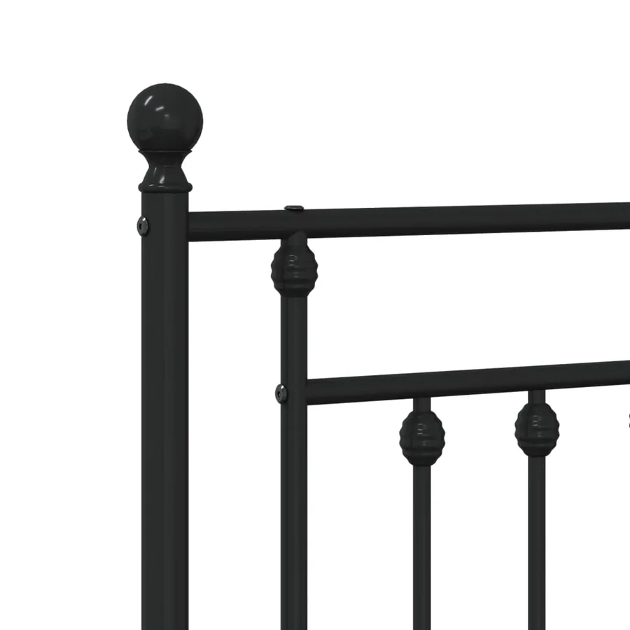 Tête de lit de remplacement métal noir 80 cm - 6
