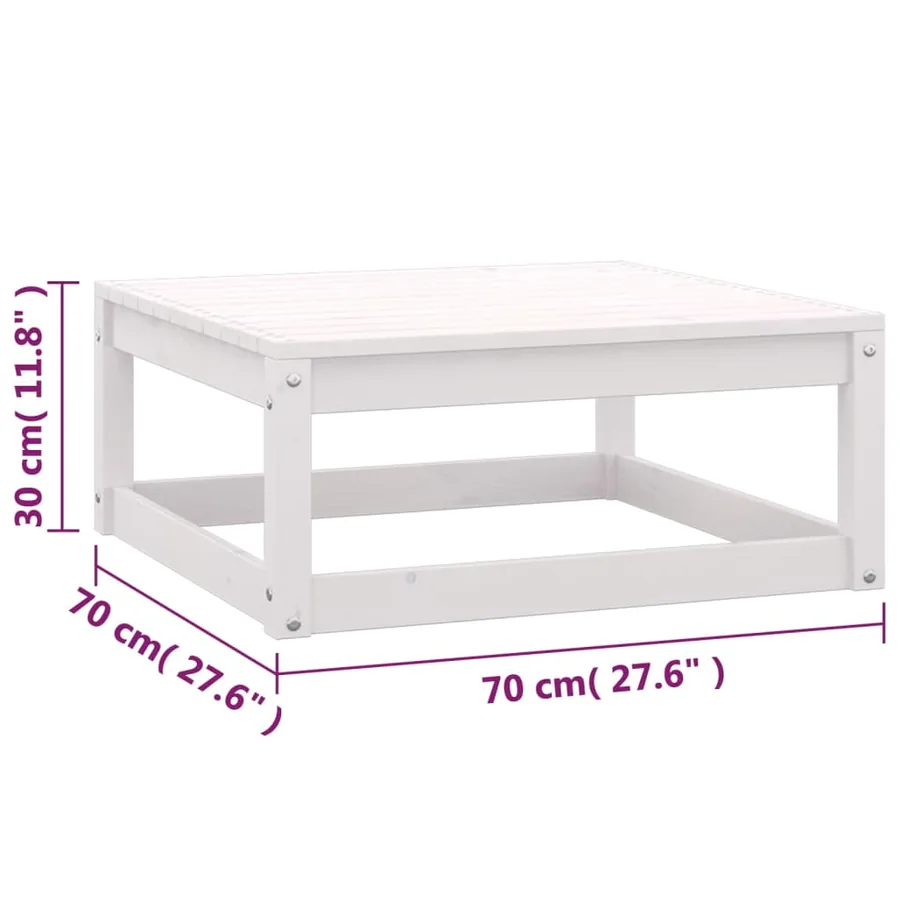 Salon de jardin 6 pcs avec coussins Bois de pin massif - 10