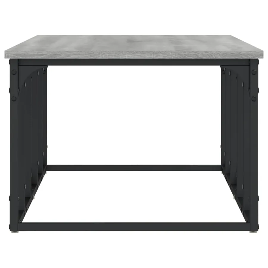 Table basse sonoma gris 100x50x35,5 cm bois d'ingénierie - 5