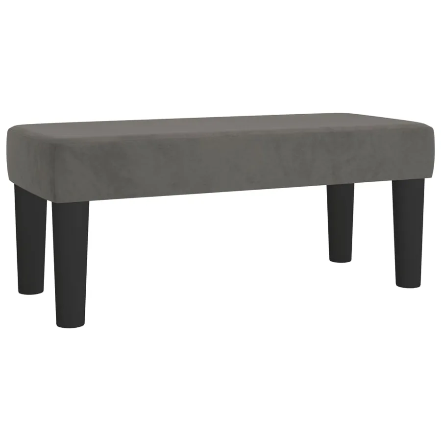Sommier à lattes de lit avec matelas Gris foncé 100x200 cm - 7