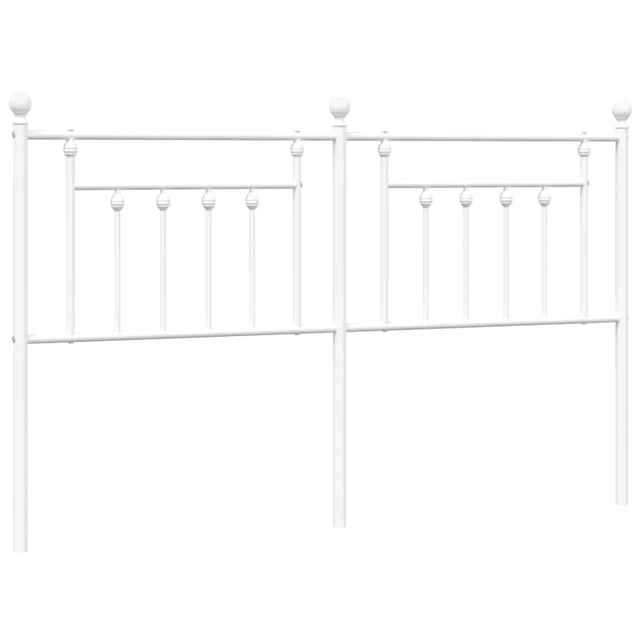 Tête de lit de remplacement métal blanc 180 cm - 2