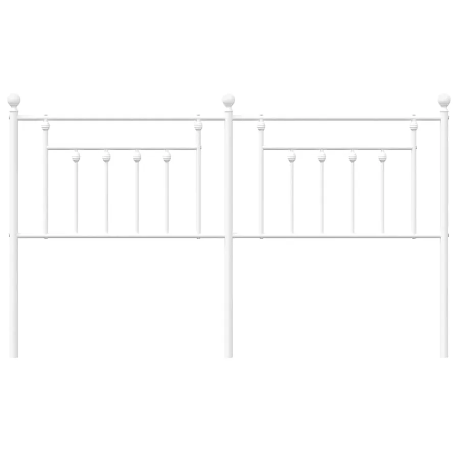 Tête de lit de remplacement métal blanc 180 cm - 4
