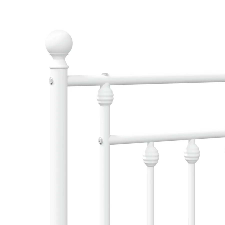 Tête de lit de remplacement métal blanc 180 cm - 6