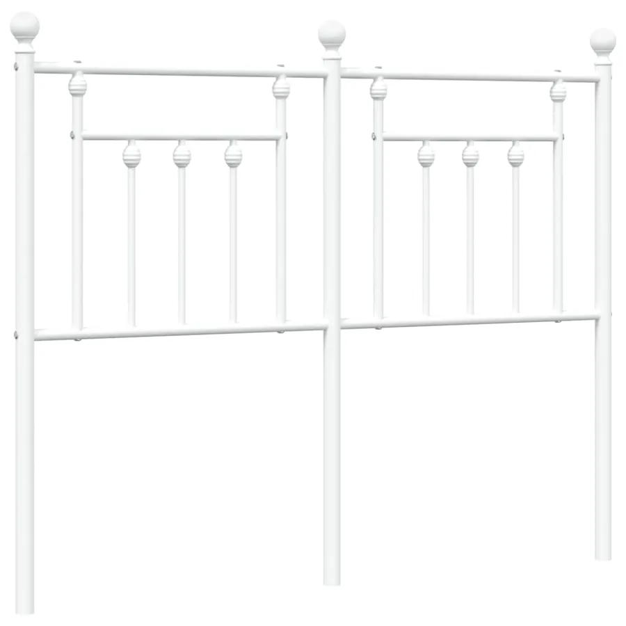 Tête de lit de remplacement métal blanc 120 cm - 2