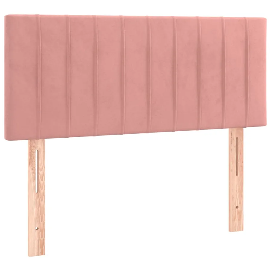 Sommier à lattes de lit avec matelas Rose 90x200 cm Velours - 6