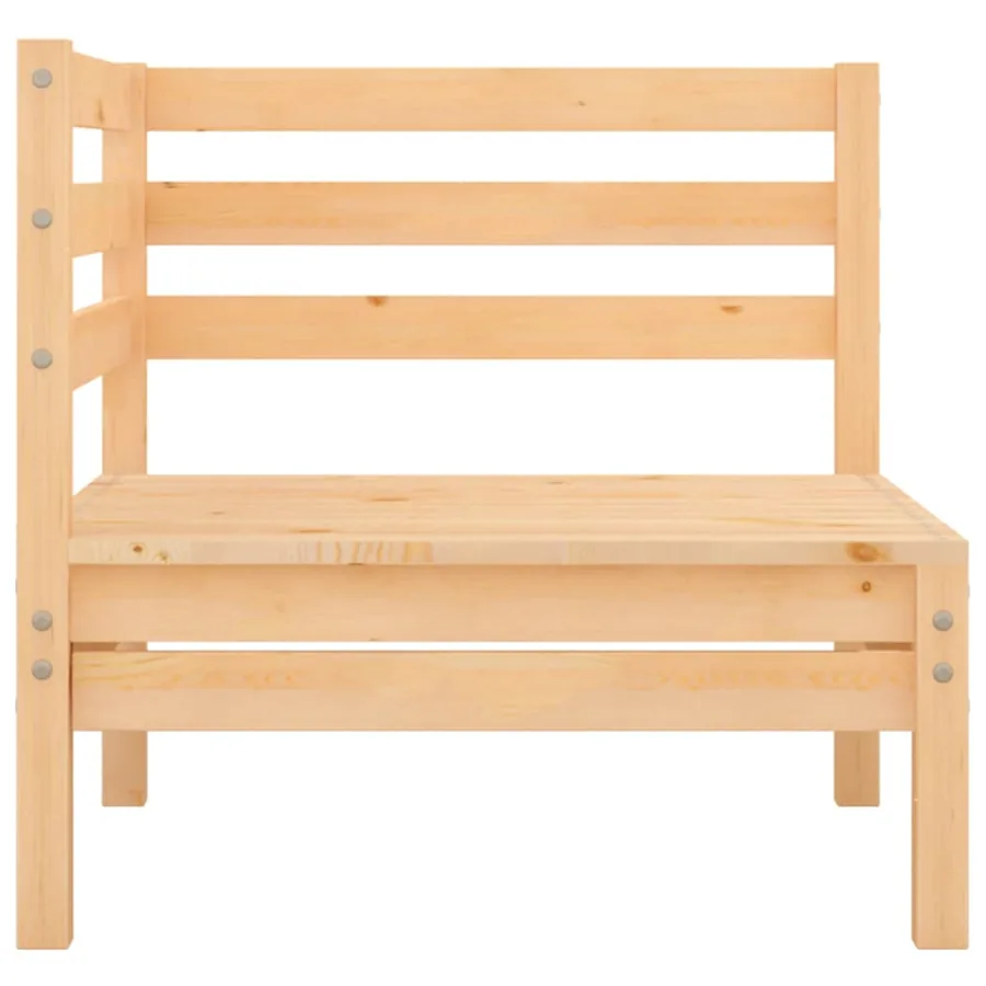 Salon de jardin 6 pcs Bois de pin massif - 5