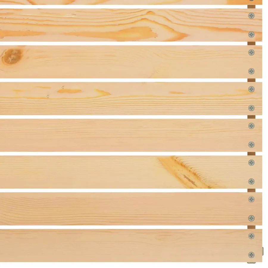 Salon de jardin 6 pcs Bois de pin massif - 6