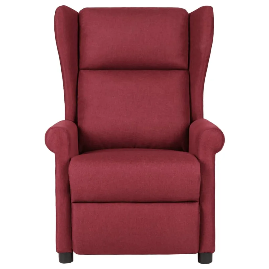Fauteuil inclinable Rouge bordeaux Tissu - 2