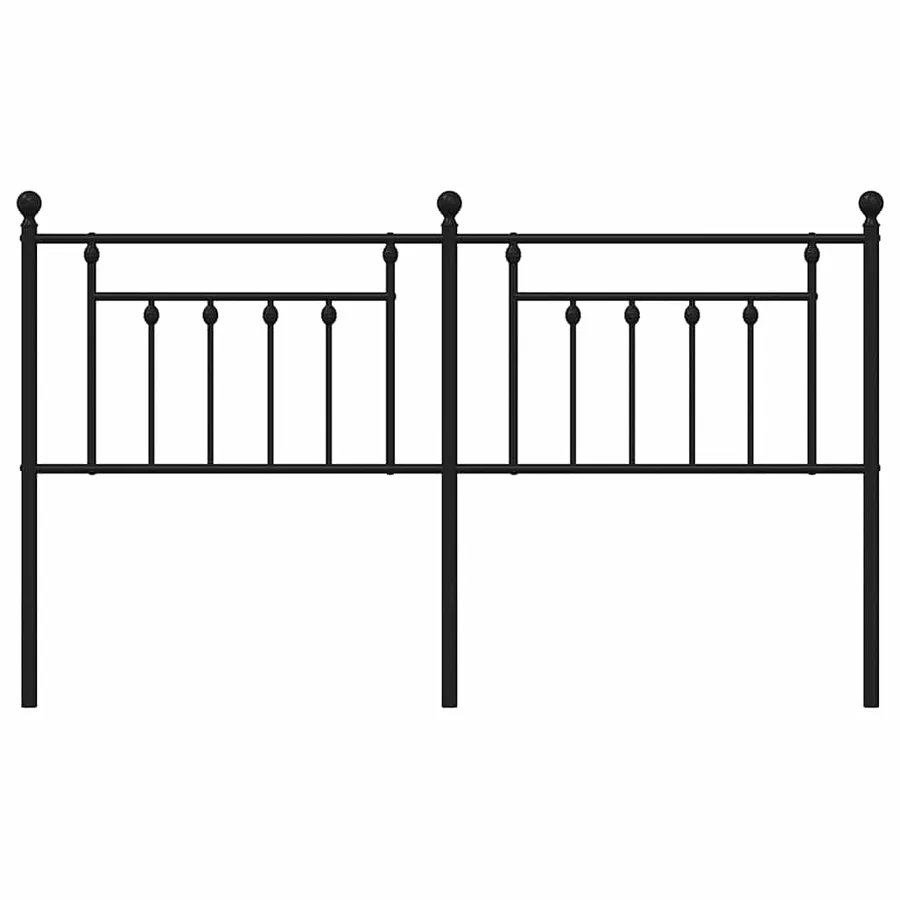 Tête de lit de remplacement métal noir 160 cm - 4