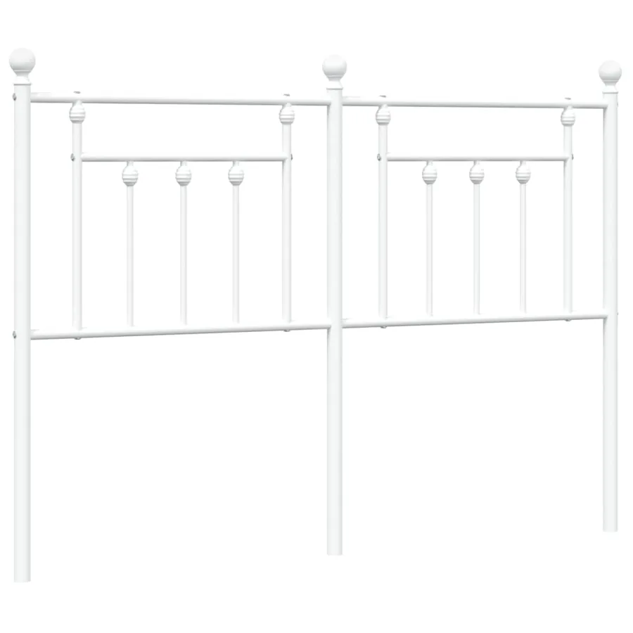 Tête de lit de remplacement métal blanc 150 cm - 2