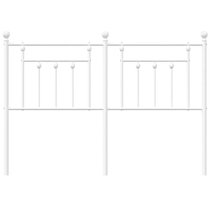 Tête de lit de remplacement métal blanc 150 cm - 4