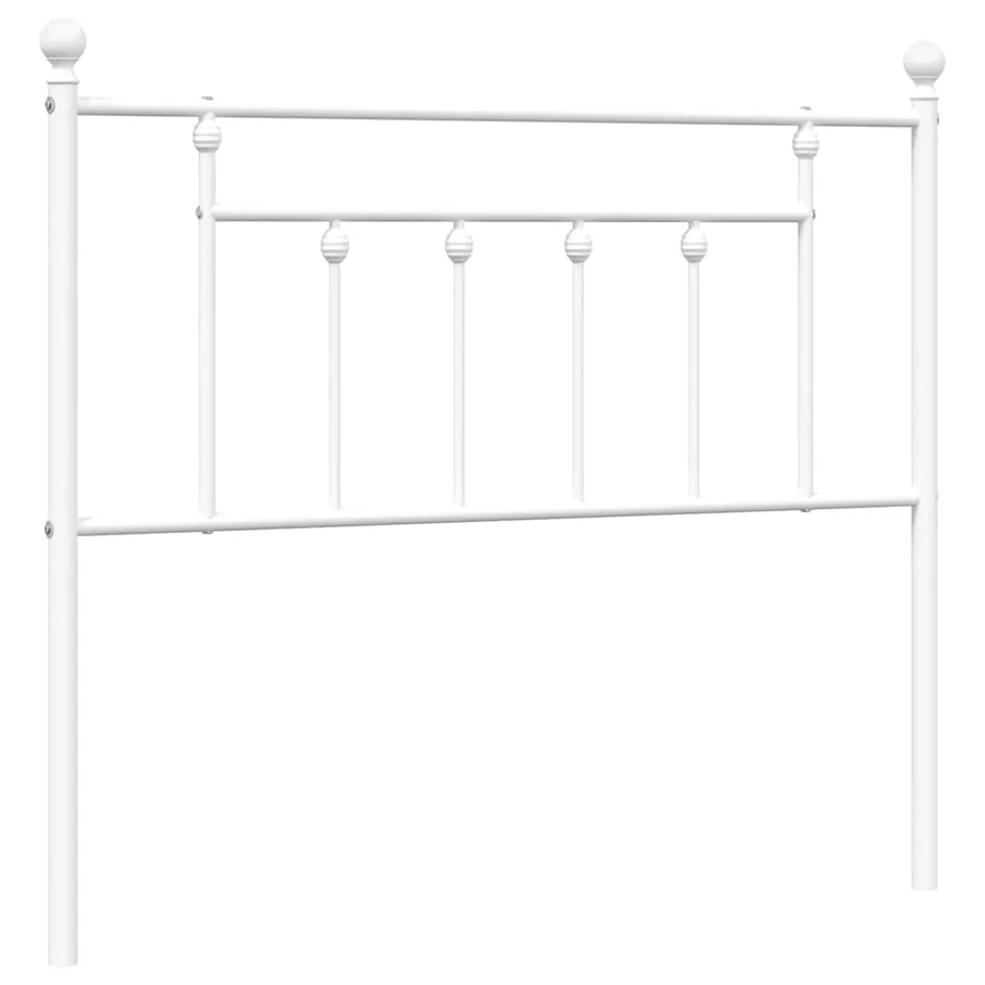 Tête de lit de remplacement métal blanc 100 cm - 2