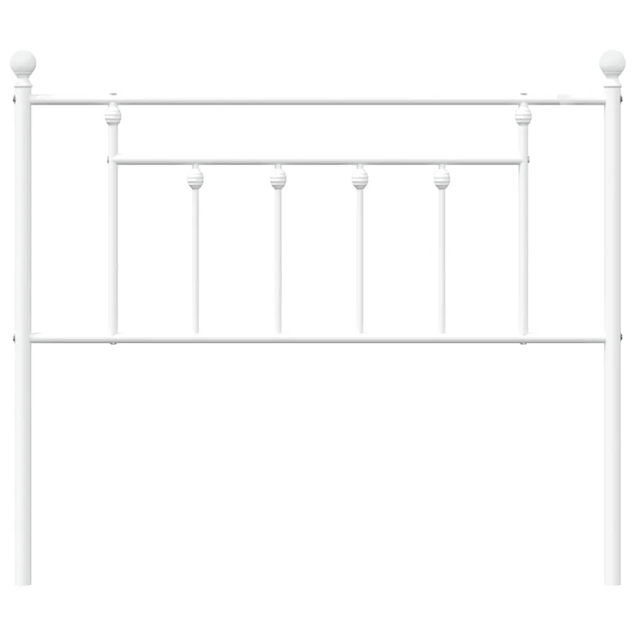Tête de lit de remplacement métal blanc 100 cm - 4