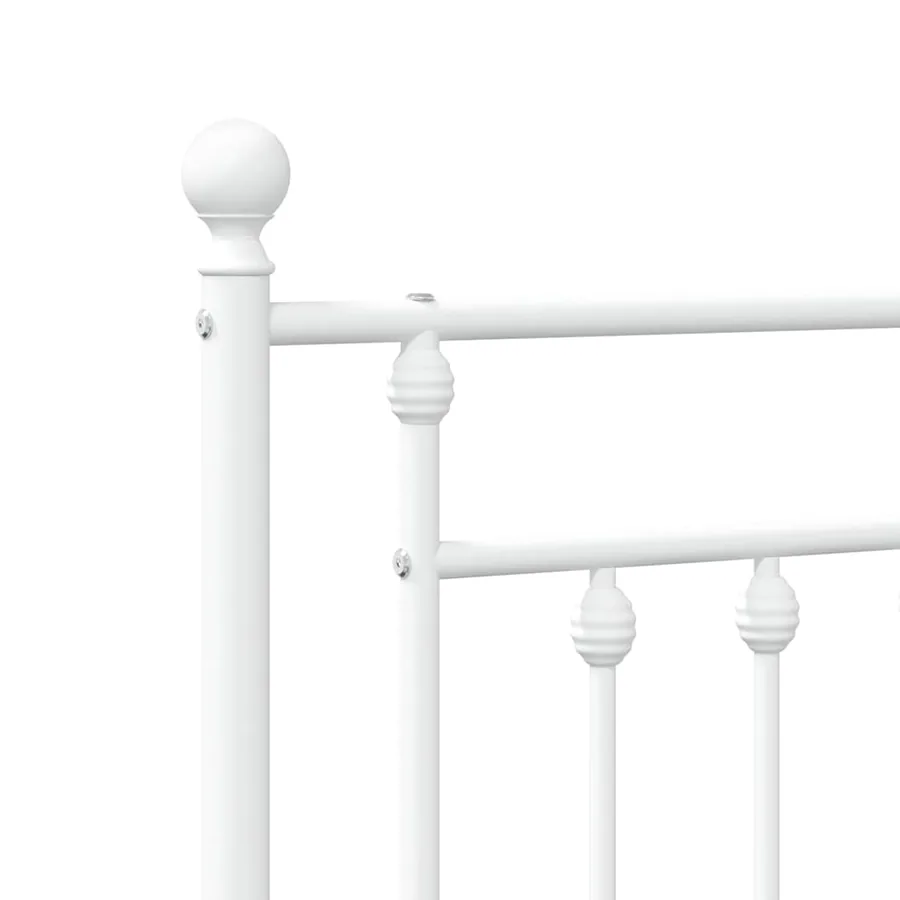 Tête de lit de remplacement métal blanc 100 cm - 6
