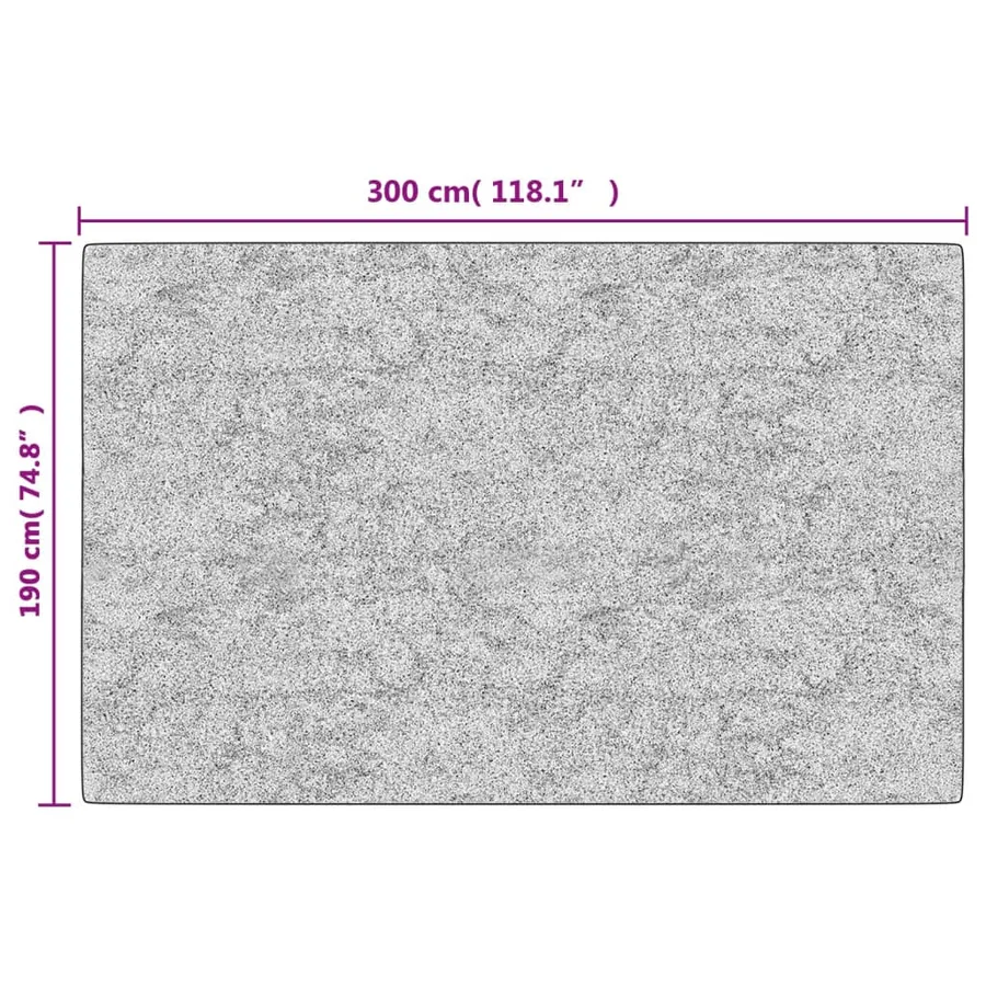 Tapis lavable multicolore 190x300 cm - 8