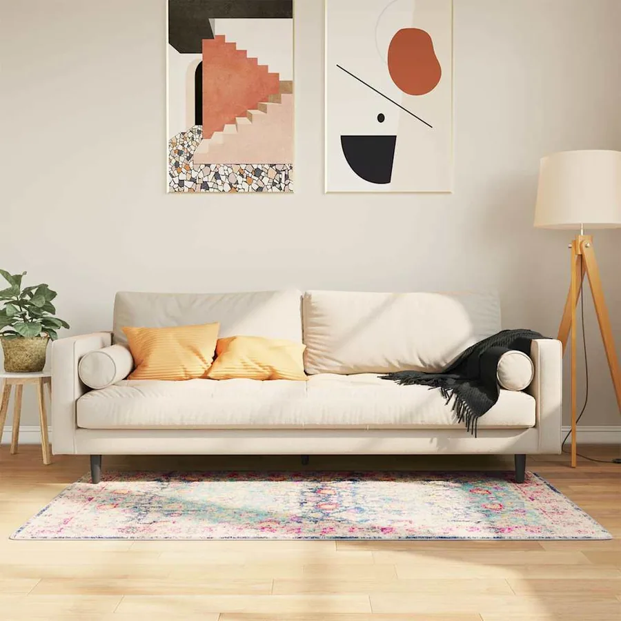 Tapis lavable multicolore 80x150 cm