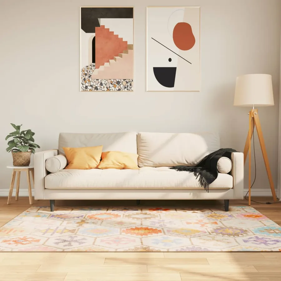 Tapis lavable multicolore 120x180 cm