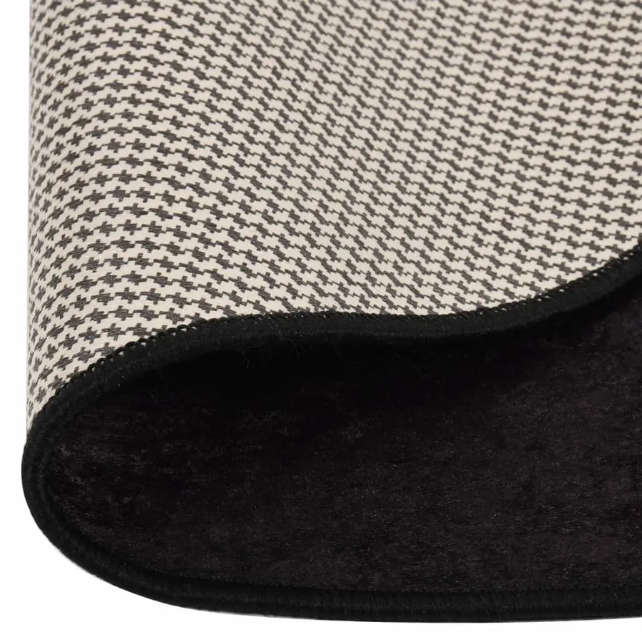 Tapis lavable anthracite Ø 200 cm - 3