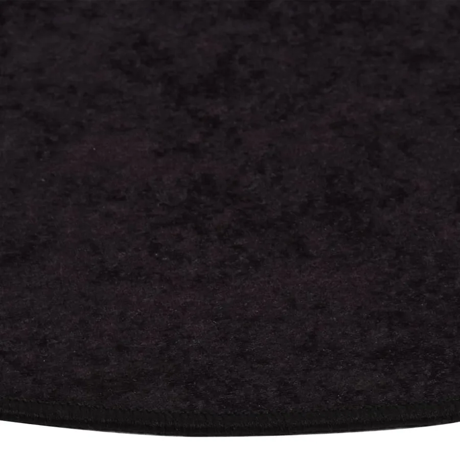 Tapis lavable anthracite Ø 200 cm - 4