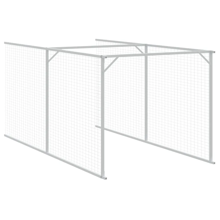 Niche pour chien avec cour anthracite 110x1017x110 cm - 7