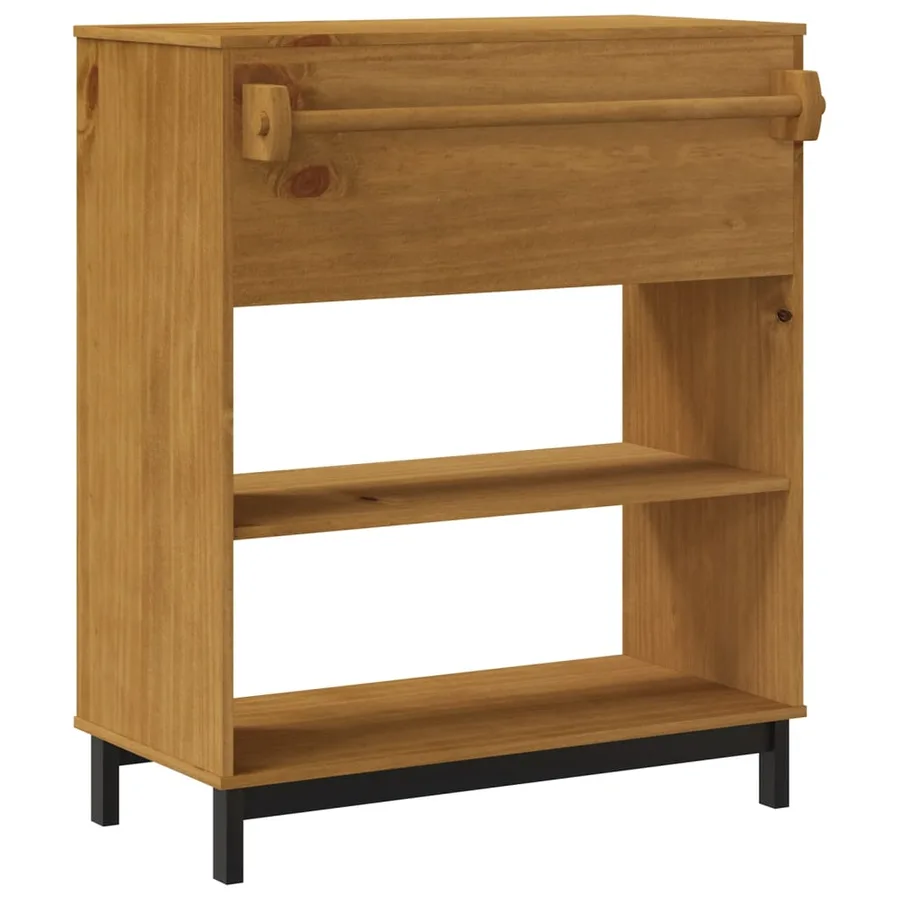Table de bar FLAM 92x45x110 cm bois massif Pin - 7