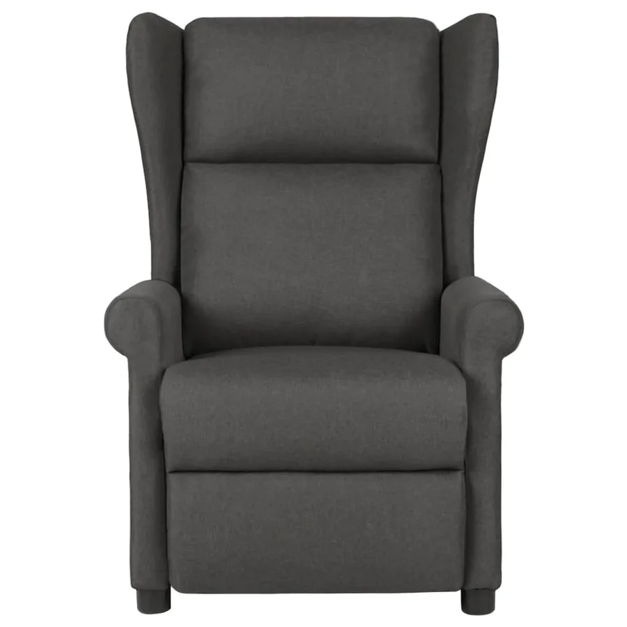 Fauteuil inclinable Gris foncé Tissu - 2