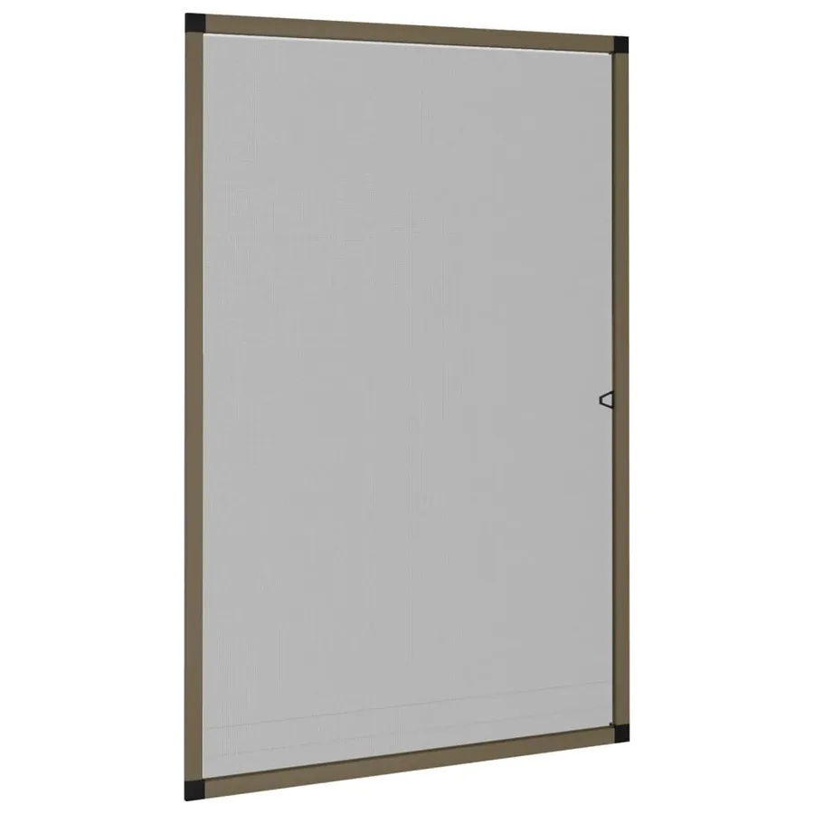 Moustiquaire pour fenêtres Marron 90x120 cm - 2