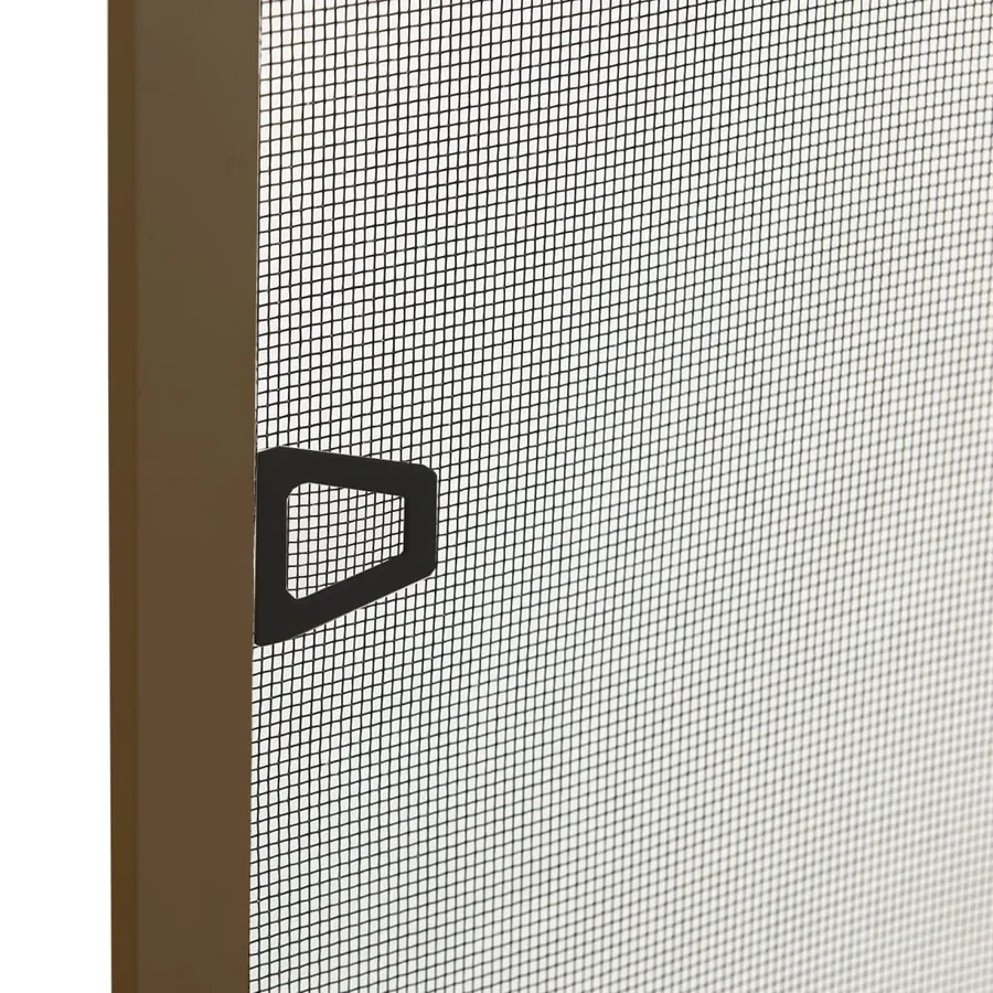 Moustiquaire pour fenêtres Marron 90x120 cm - 5