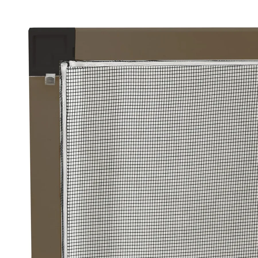 Moustiquaire pour fenêtres Marron 90x120 cm - 7