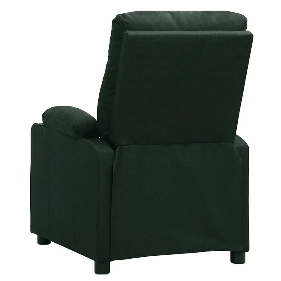 Fauteuil de massage Vert foncé Tissu - 5