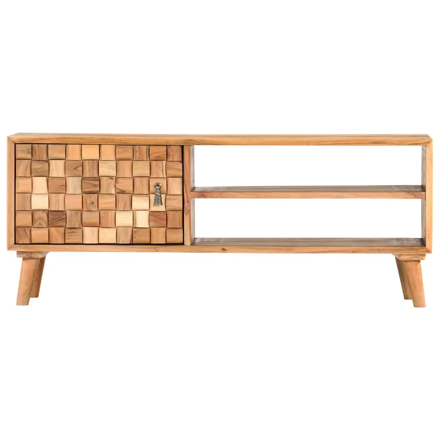 Meuble TV 100x30x40 cm Bois d'acacia massif - 2